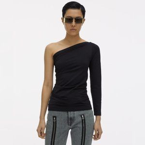 Helmut Lang ONE SHOULDER LONG-SLEEVED TOP (XS/S)